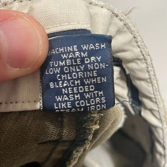 Polo Ralph Lauren Men Khaki Straight Leg Casual Pants Size 38x31 - Picture 8 of 9